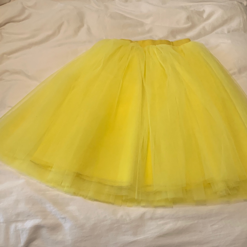 Yellow Tulle Skirt